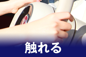 触れる